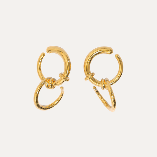 Gold Cunda Earrings