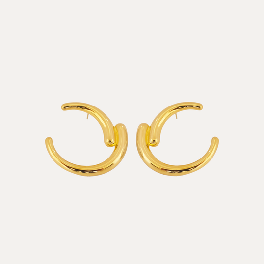 Gold Ülkü Earrings